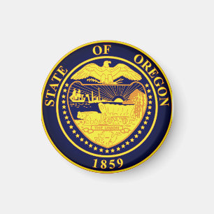 State Seal of Oregon Magnet