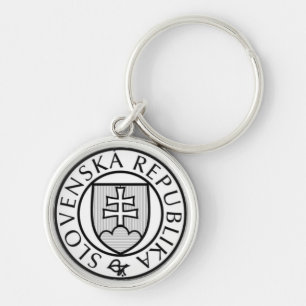 State Seal of Slovakia Key Ring