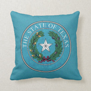 STATE SEAL OF TEXAS CUSHION