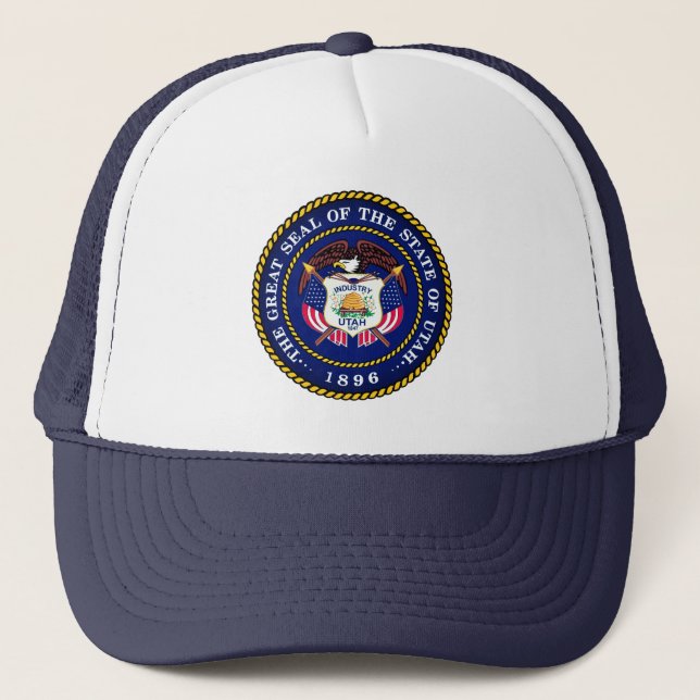 State Seal of Utah Trucker Hat (Front)