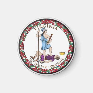 State Seal of Virginia Magnet