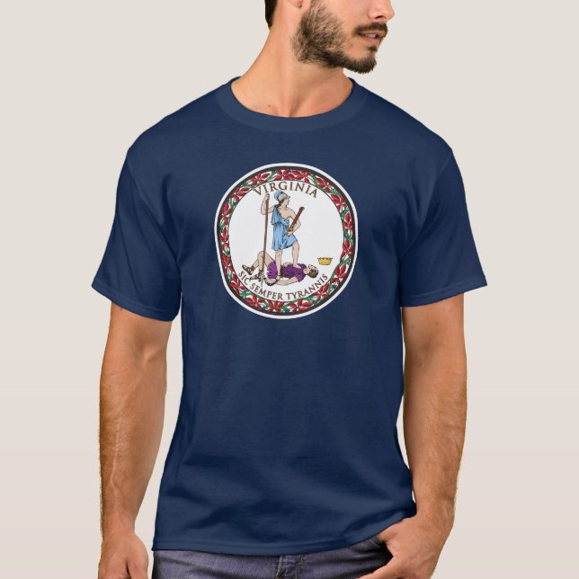 State Seal of Virginia, USA T-Shirt (Front)