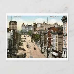 State St., Albany, New York 1907 Vintage Postcard