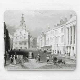State Street, Boston,engraved by S.Lacey Mouse Pad