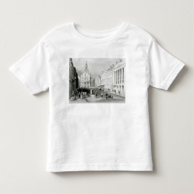 State Street, Boston,engraved by S.Lacey Toddler T-Shirt (Front)