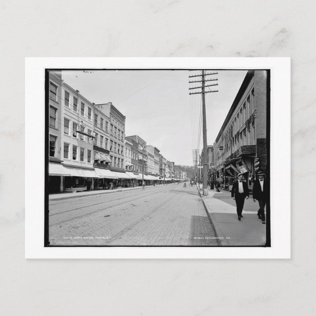 State Street, Ithaca, New York Vintage Postcard (Front)