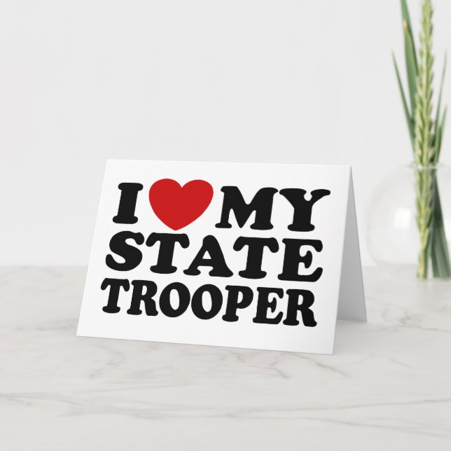State Trooper Card (Front)