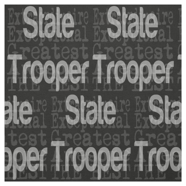 State Trooper Extraordinaire Fabric (Swatch)