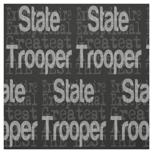 State Trooper Extraordinaire Fabric (Swatch)