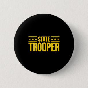 State Trooper Police Uniform Costume 6 Cm Round Badge