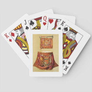 State trumpet, probably George III, and kettledrum Playing Cards
