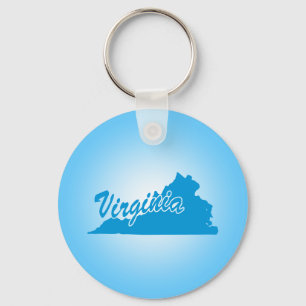 State Virginia Key Ring