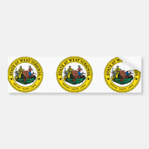 State Virginia, USA Bumper Sticker