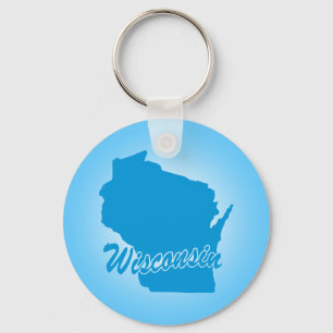 State Wisconsin Key Ring