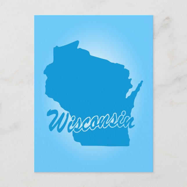 State Wisconsin Postcard (Front)