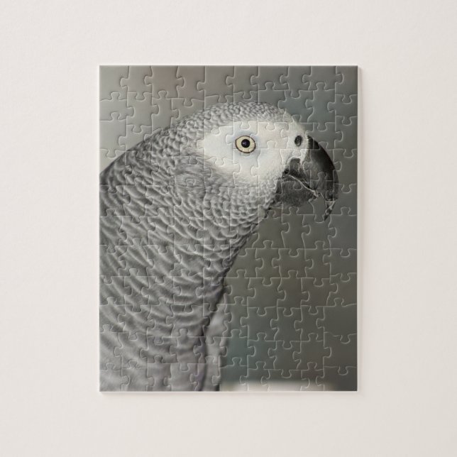 Stately African Grey Parrot Jigsaw Puzzle (Vertical)