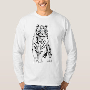 Stately White Tiger Shirt
