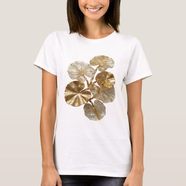 Statement Gold ABSTRACT ART Statement Tee (Front)