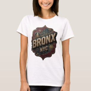 Statement Gold BRONX NYC Custom Tee
