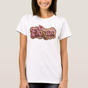 Statement Gold FLORIDA 3D Text Art T-Shirt