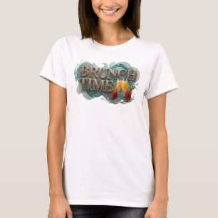 Statement Orange BRUNCH TIME Tee