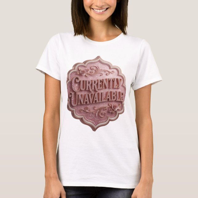 Statement Pink CURRENTLY UNAVAILABLE Slogan Tee (Front)
