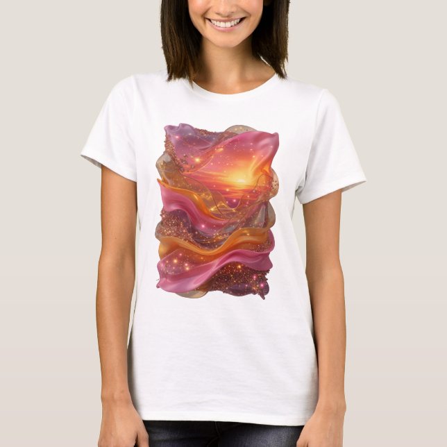 Statement Silver ABSTRACT ART Statement Tee (Front)