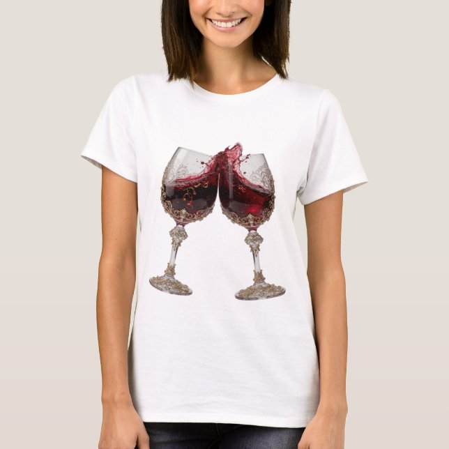 Statement Silver CHEERS Custom Tee (Front)