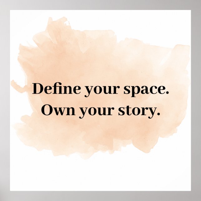 Statement Wall Decor – Uplifting Quote for Stylish (Front)