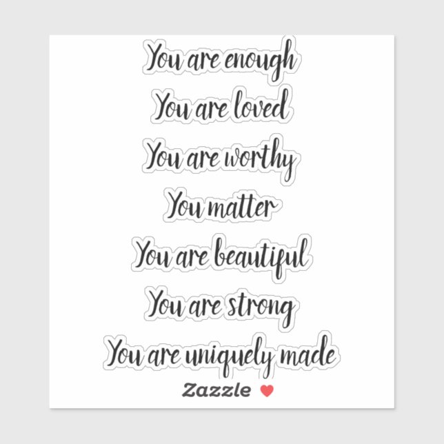 Statements of affirmation (Sheet)