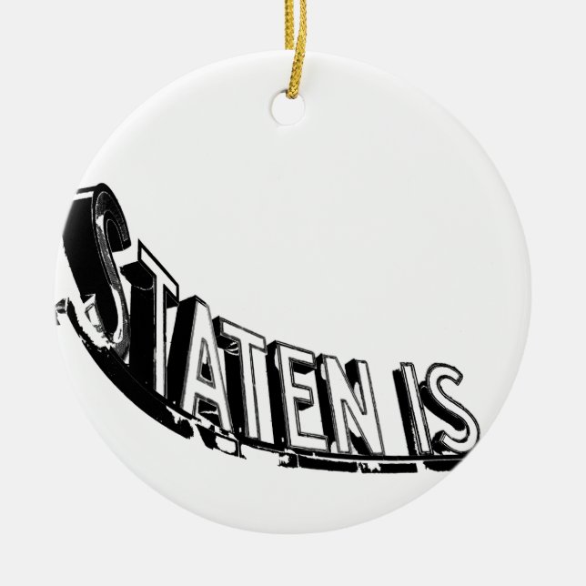Staten Island Christmas ornament (Front)