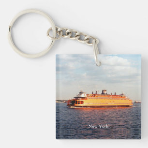 Staten Island Ferry acrylic key chain