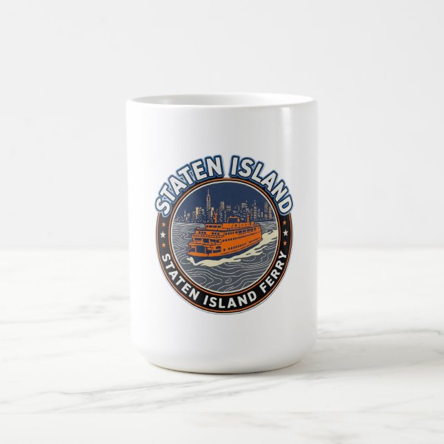 Staten Island Ferry – Dawn Passage Coffee Mug (Center)
