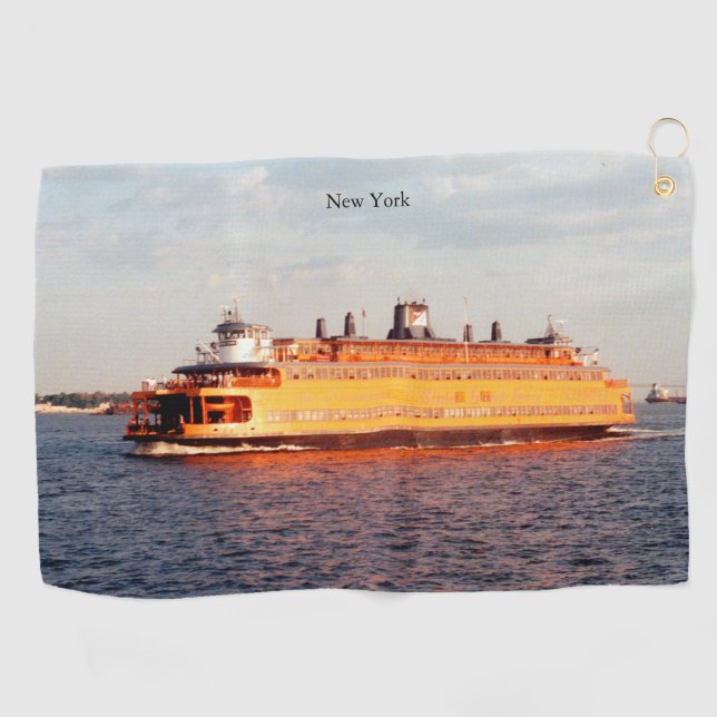 Staten Island Ferry golf towel (Horizontal)