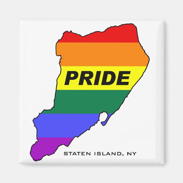 Staten Island Gay Pride2 Magnet (Front)