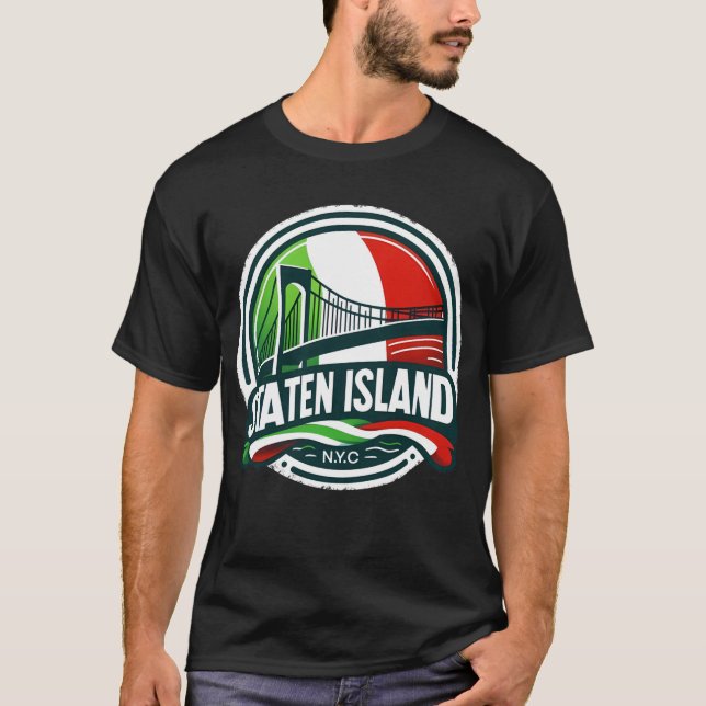 Staten Island Italian  T-Shirt (Front)