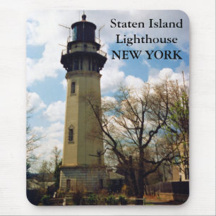 Staten Island Lighthouse, New York Mousepad