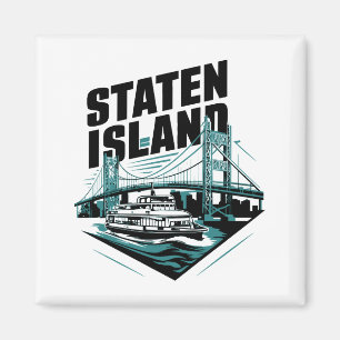 Staten Island New York Ferry Magnet