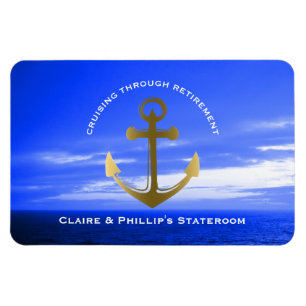 Stateroom Door Marker Anchor Custom Retirement Magnet