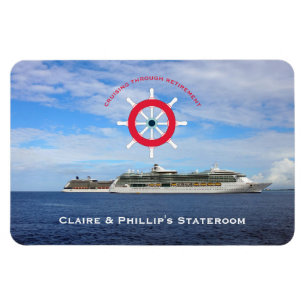 Stateroom Door Marker Custom Retirement Cruise Magnet