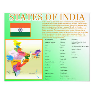 States of India Photo Print