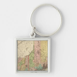 States of Maine, New Hampshire, Vermont Key Ring