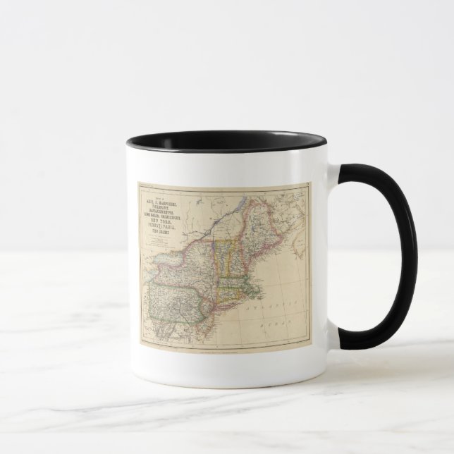 States of Maine, New Hampshire, Vermont Mug (Right)