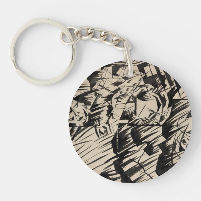 States of Mind Those Who Go Key Ring (Front)