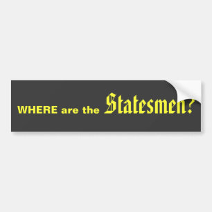 Statesmen bumper sticker