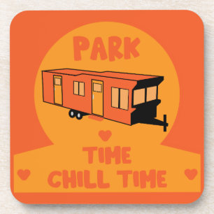 Static Caravan Home Gift Coaster