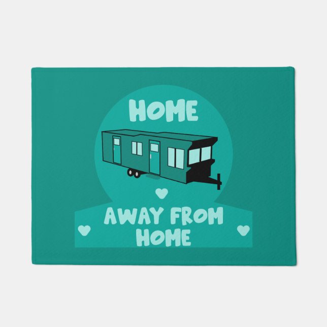 Static Caravan Home Gift Doormat (Front)