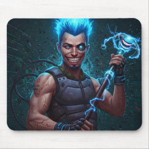 Static Jester Mouse Pad