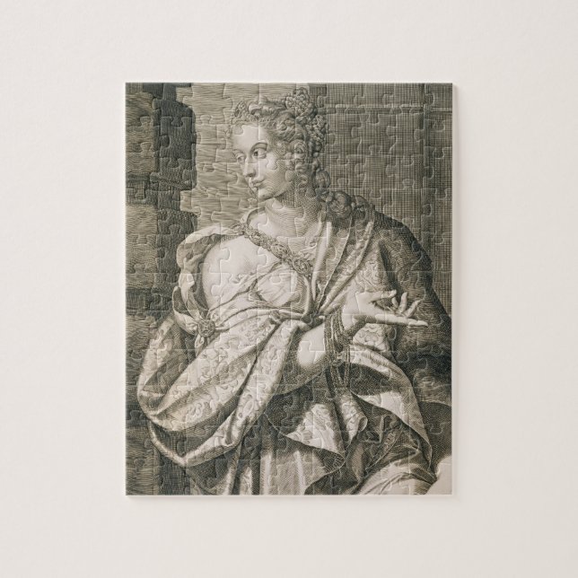 Statilia Messalina third wife of Nero (engraving) Jigsaw Puzzle (Vertical)