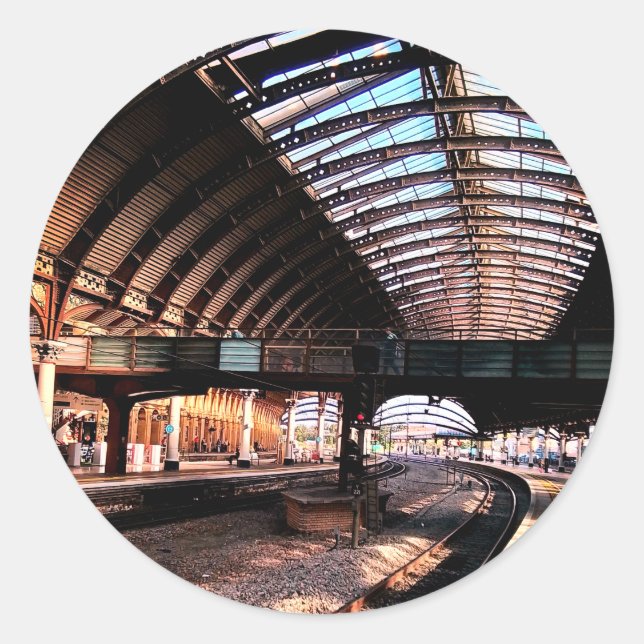 Station Classic Round Sticker (Front)